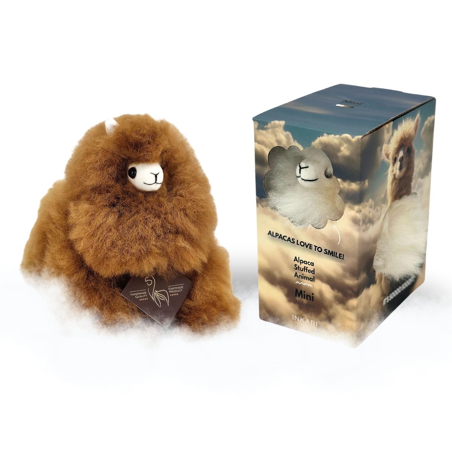 Alpaca Mini, Hazelnut - H15 cm.